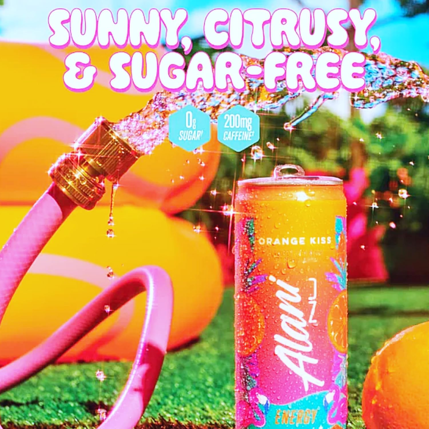 Pink Slush, Cherry Twist, and Orange Kiss Energy Drink Variety Pack of 6, 12 Fl oz Cans R66305
