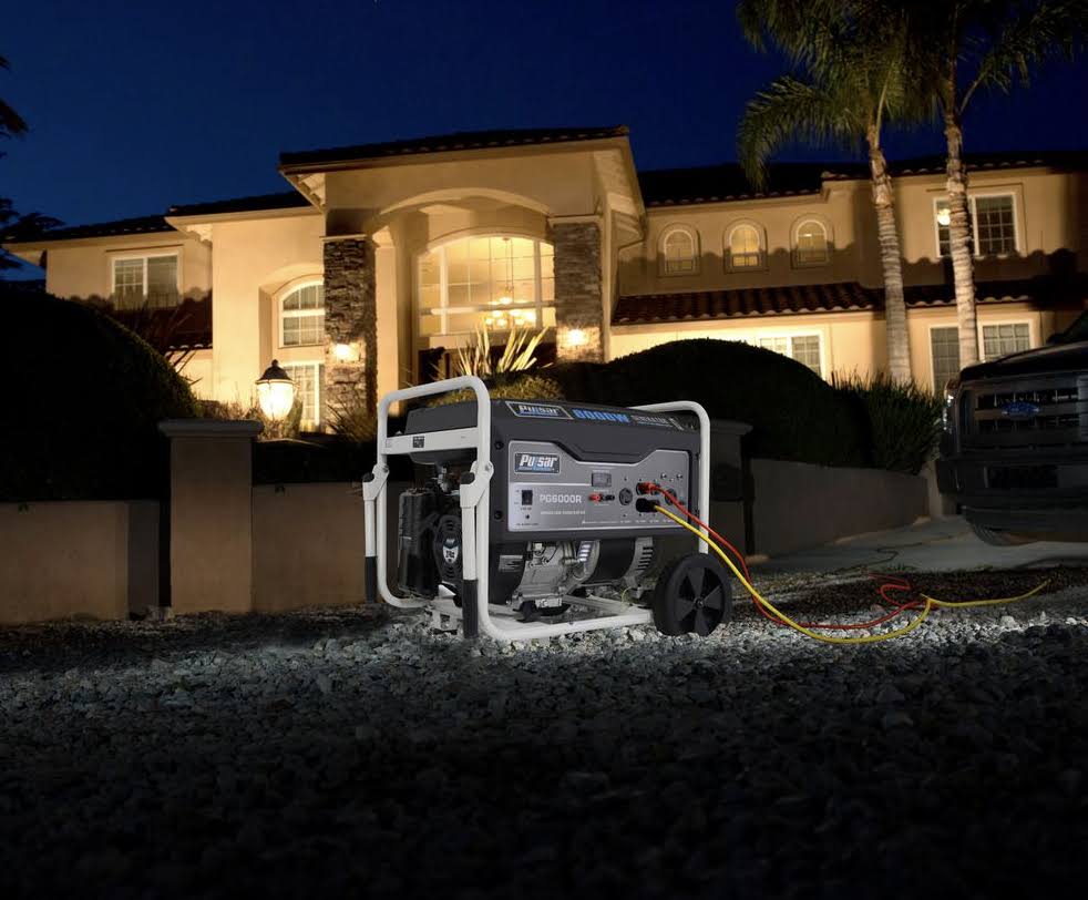 6,000 Peak Watt Gas-Powered Portable Generator V280646