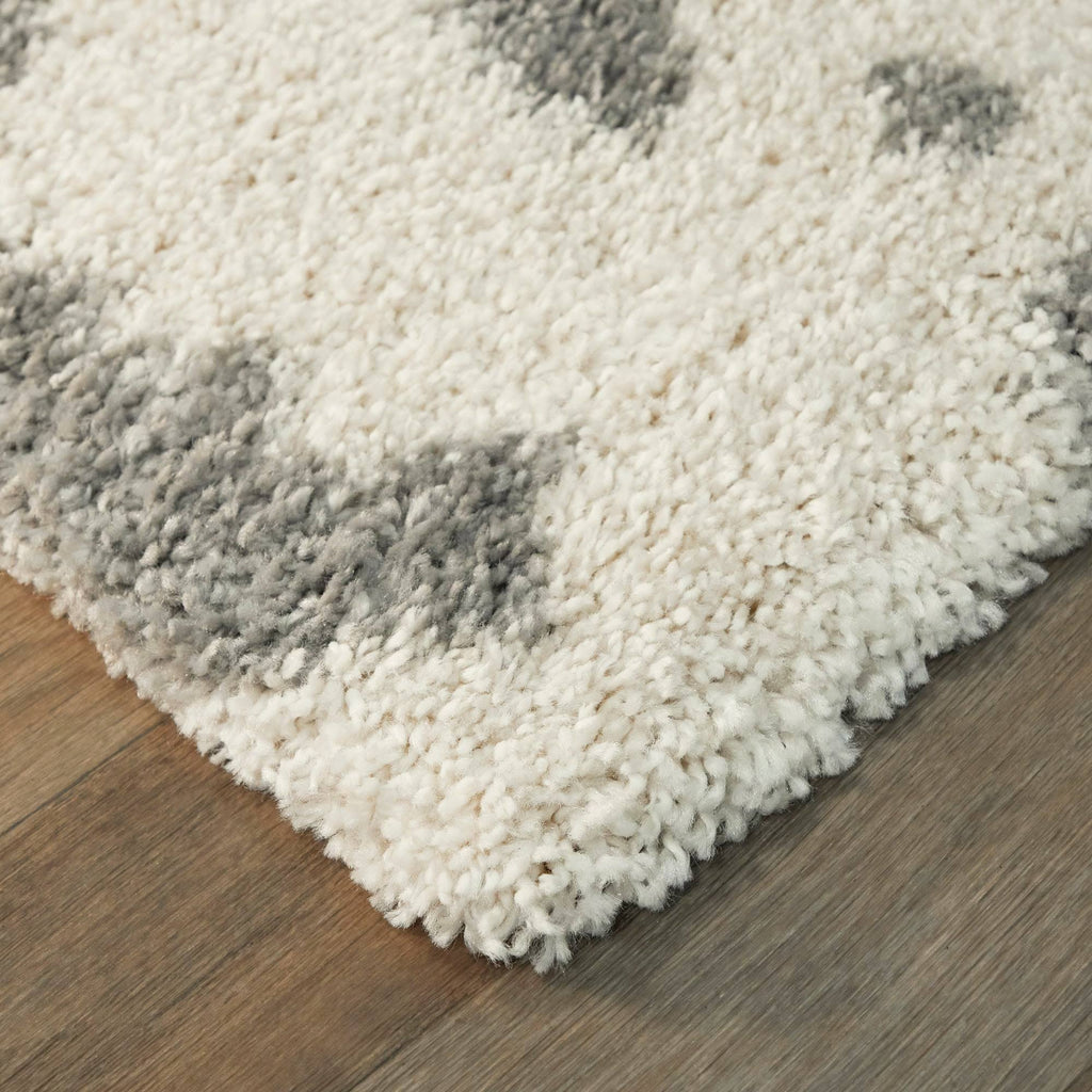 Teal Blue 5 ft. x 7 ft. Shag Area Rug F5945