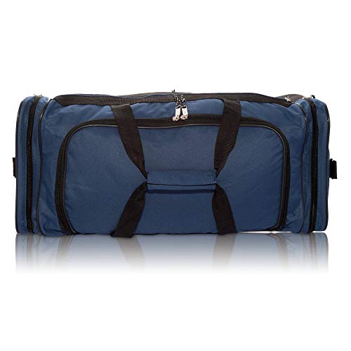 Gray and Black 25" Extra Large Travel Duffle Bag L1906