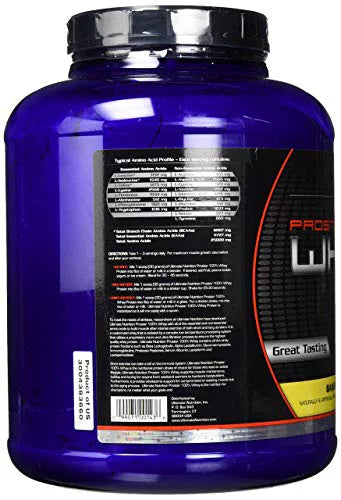 80 Servings Banana Whey Protein Powder Blend 5 Pounds H5684
