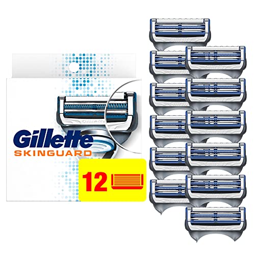12 Blade Refills Men's Razor Blade Refill for Sensitive Skin K34527
