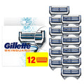 12 Blade Refills Men's Razor Blade Refill for Sensitive Skin K34527