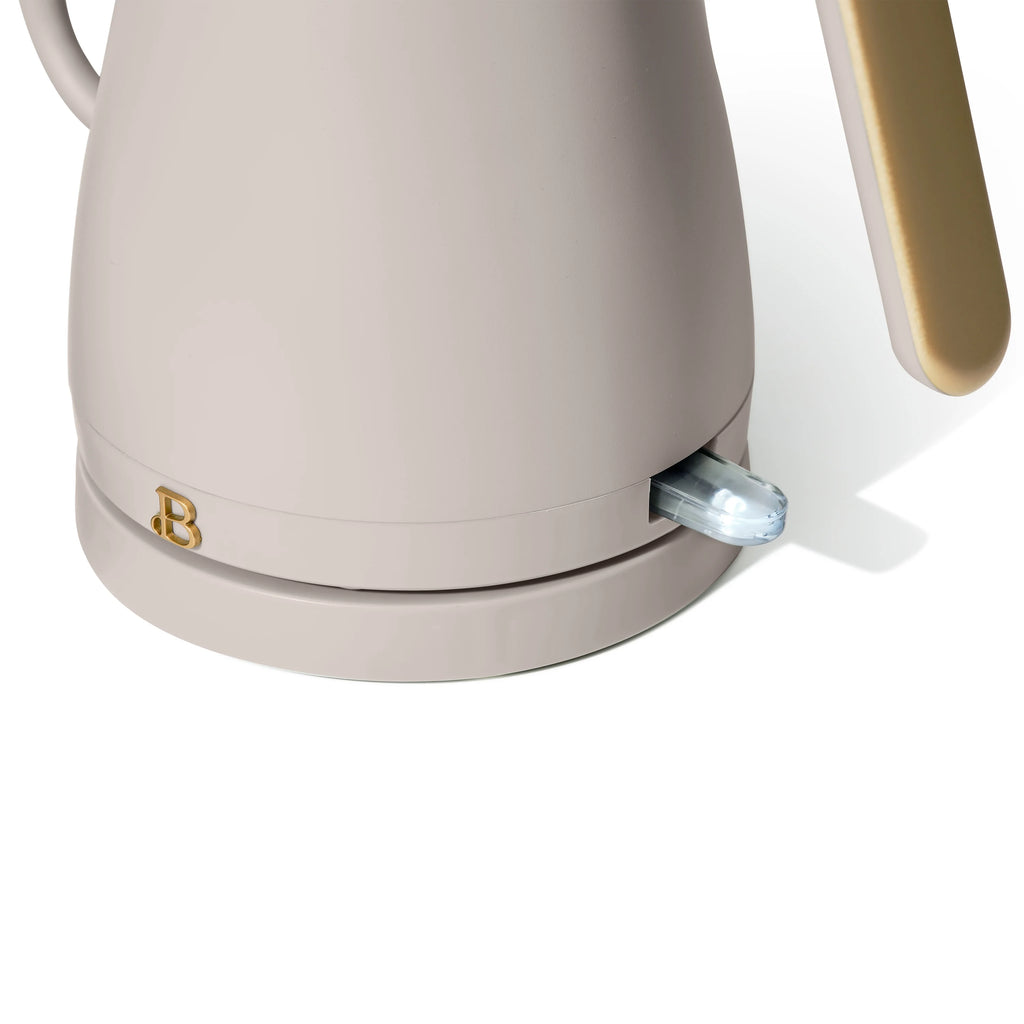 1-Liter Electric Gooseneck Kettle 1200 W Porcini Taupe S637