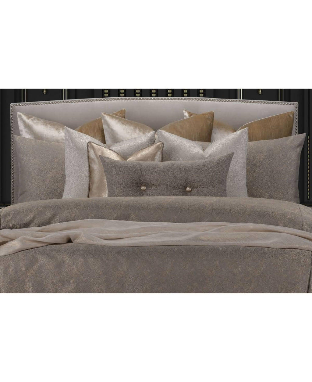 Bronze Gold Luxury Bedding Set S947