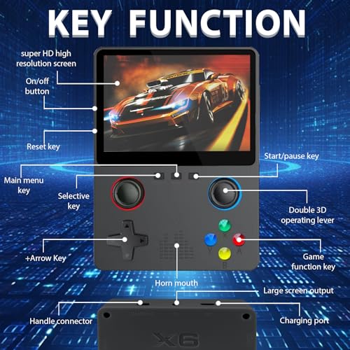 Retro Handheld Game Console with 3.5-inch Screen J1911