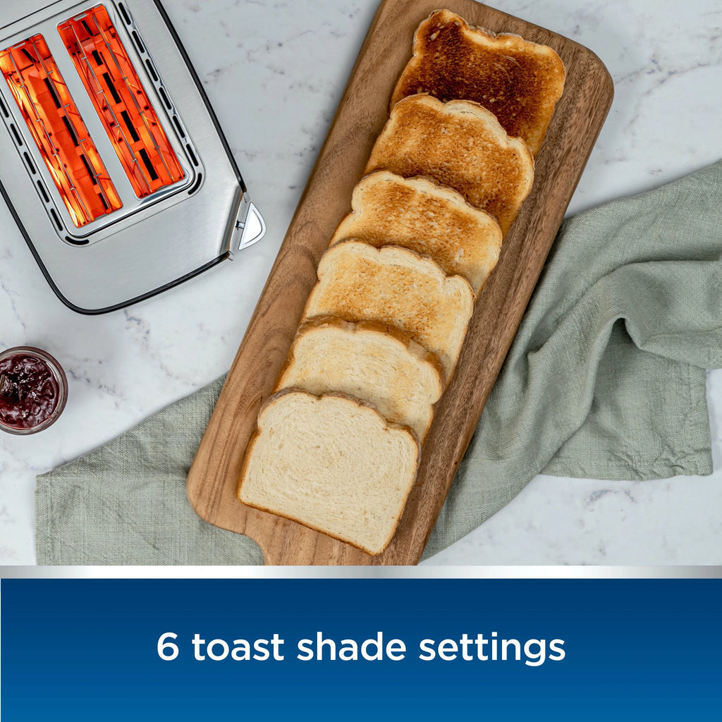 2-Slice Touchscreen Toaster, Stainless Steel S3046
