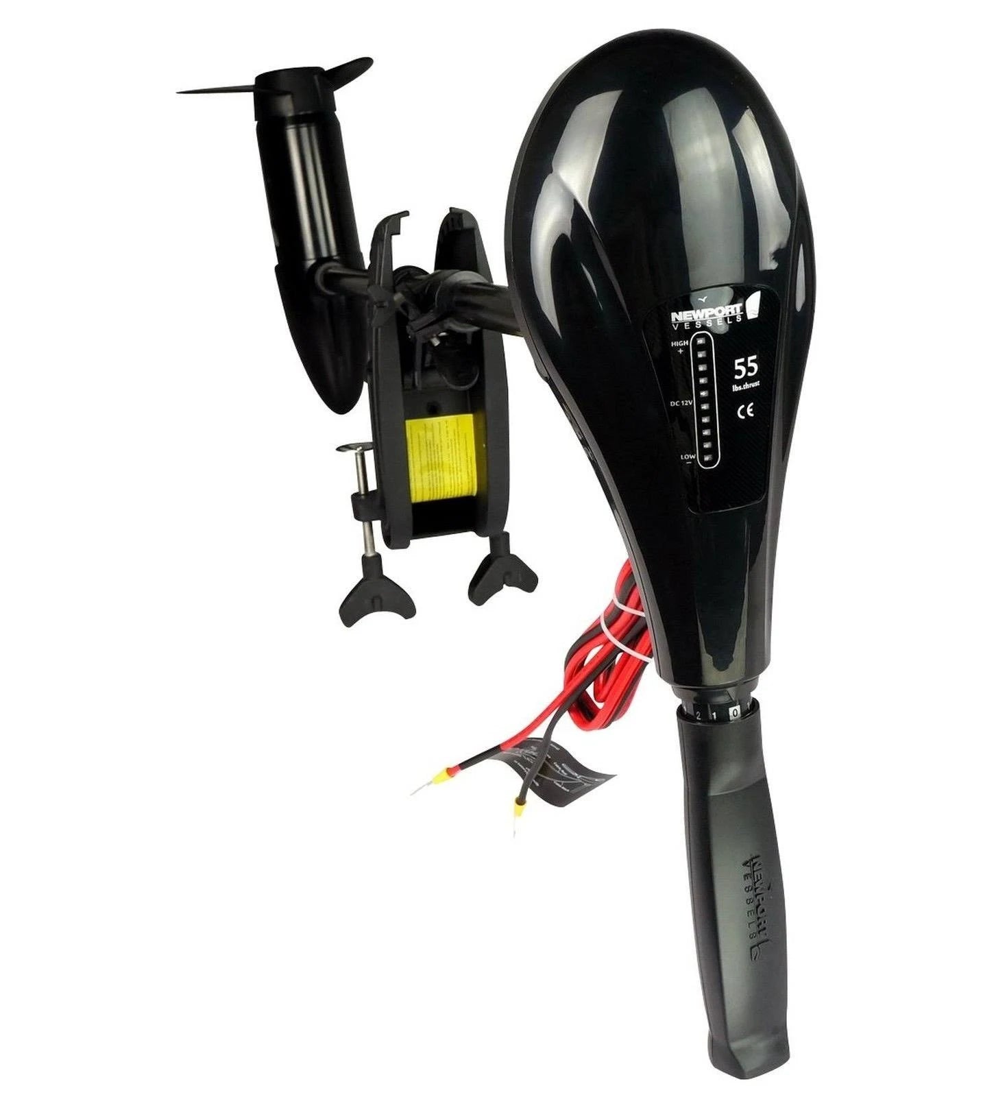 55 lb. Thrust Saltwater Transom Mounted Electric Trolling Motor with 36x22 Shaft A93355