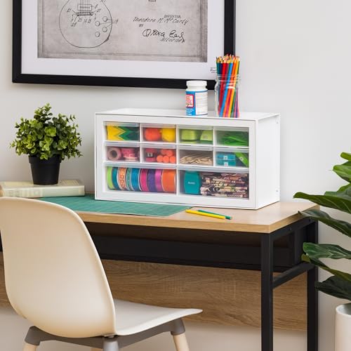 24-Drawer Black Plastic Drawer Storage Organizer S294