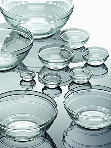 9-Piece Clear Glass Bowl Set T594