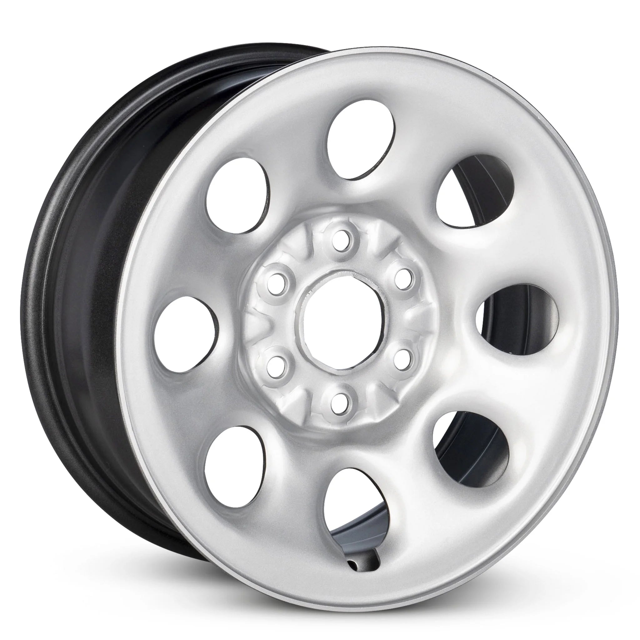 17 Inch Painted Silver Rim Car Wheel W69367