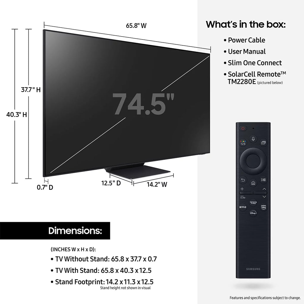 75" Neo QLED 4K Smart TV O274