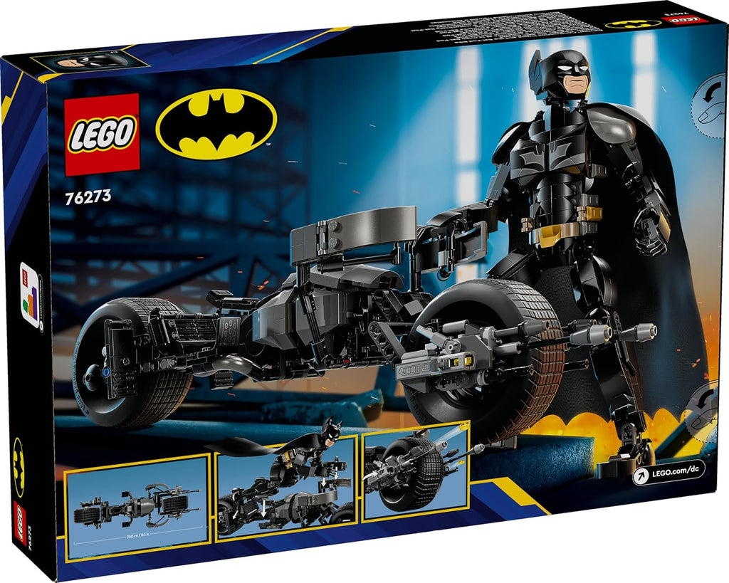 Batman Figure and Motorcycle Bat-Pod Toy for Kids 12+ Years Old Adventure Set B20858