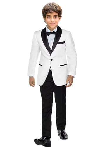 3 Piece Slim Fit Boys Tuxedo Set D875