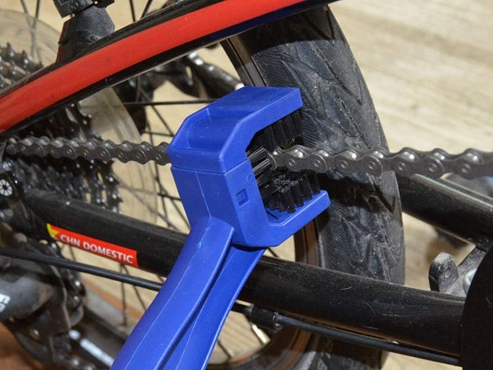 2 Pcs Bike Chain Cleaner Washer Chain Cleaning Brush Tool K499578
