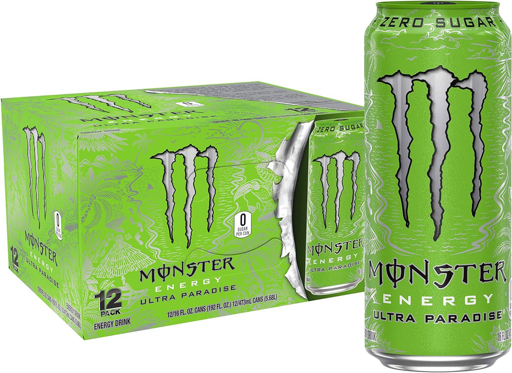 Sugar Free Energy Drink, 16 Ounce (Pack of 12) R418