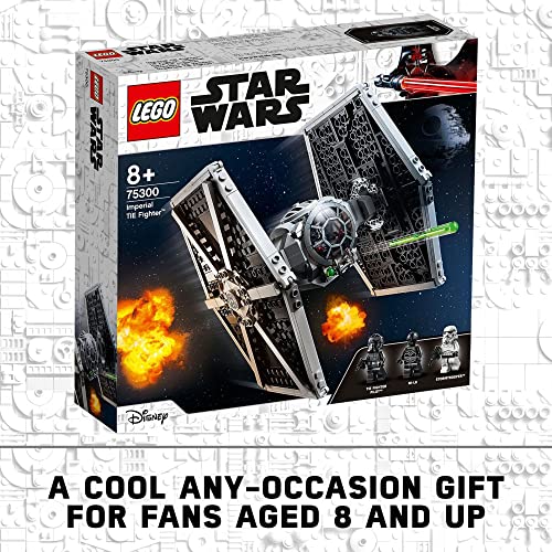Imperial TIE Fighter Building Toy with Stormtrooper and Pilot Minifigures X935