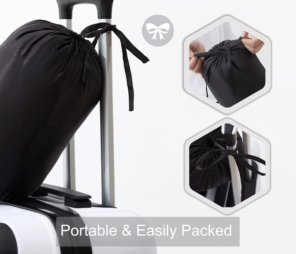 Black Cooling Satin Throw Blanket (90'' x 90'') J119082