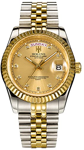 41MM Quartz Watch with Calendar Luminous Waterproof Wrist Watches E899