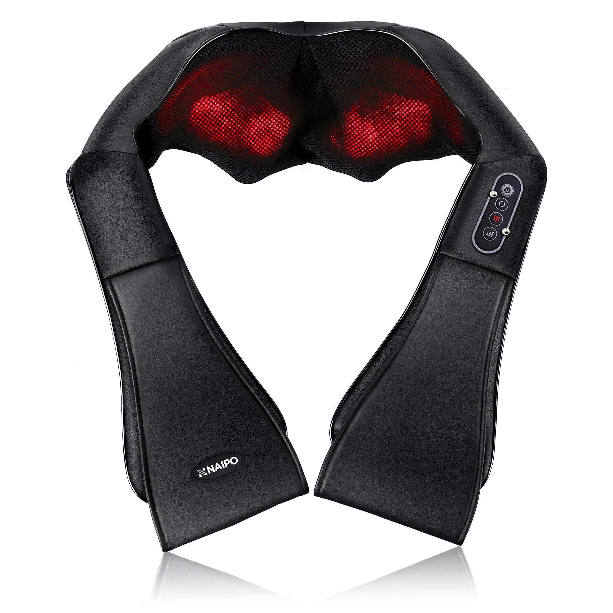 Shiatsu Back Neck Shoulder Kneading Massager with Heat U5402