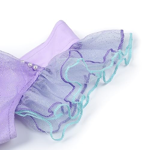 Little Mermaid Costume Princess Dress Outfit Accessories H315