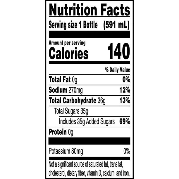 20 oz Sports Drink, Quantity of 24 P8493