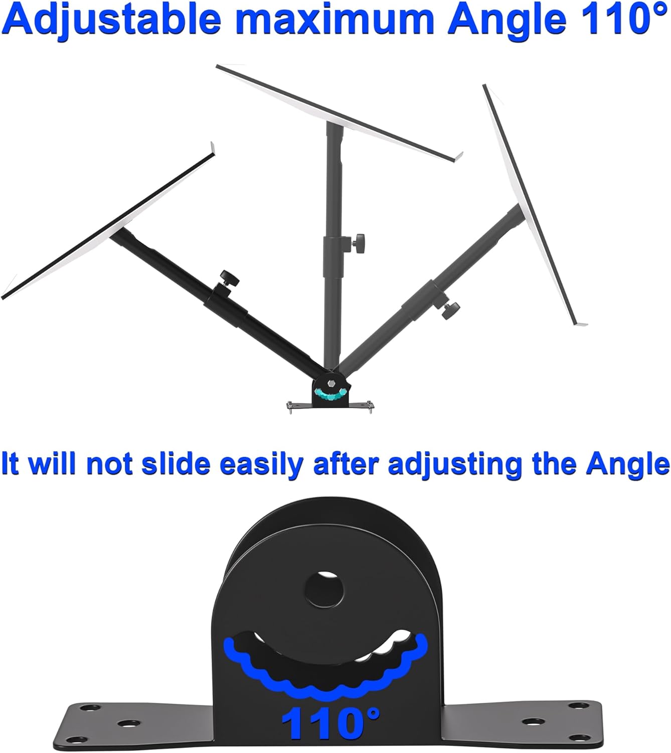 Heavy Duty Adjustable Starlink Roof Mount with Pipe Adapter M2900