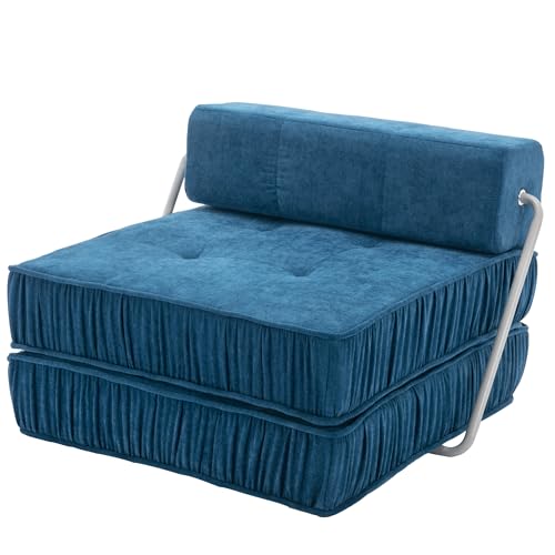 Gray Folding Sofa Bed with Removable Back Cushion I1940