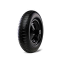 14 Inch 2 PCS Solid Flat Free Replacement Tires and Wheels 3.50-8 with 5/8'' Bearing D2407