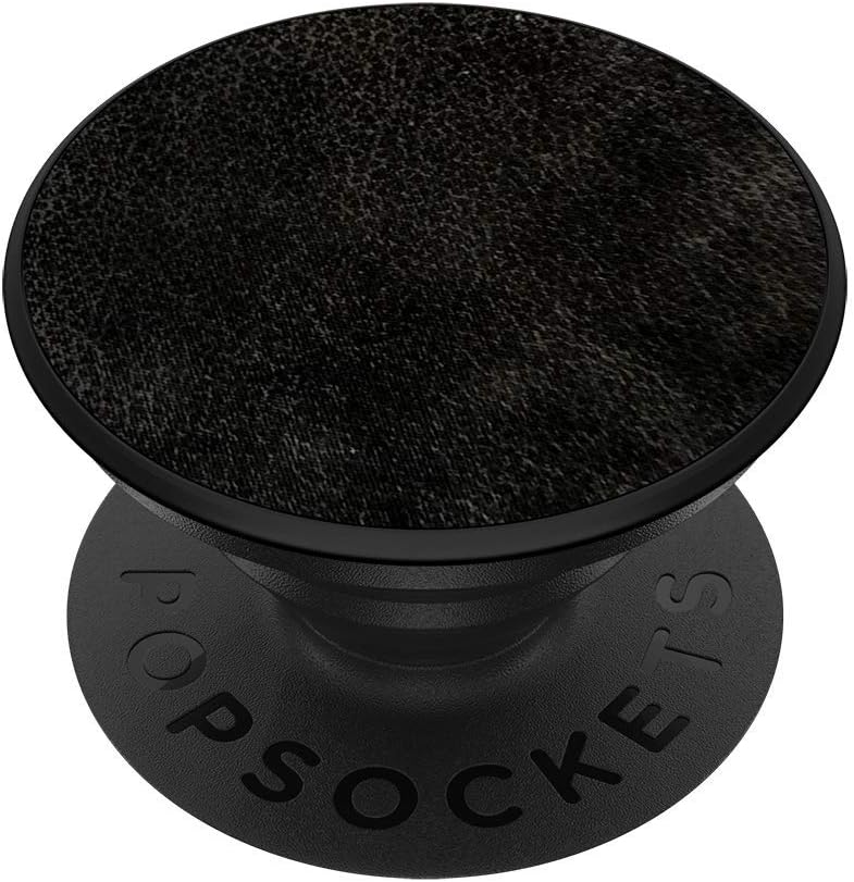 Black Vegan Leather PopGrip Expanding Stand and Grip K848