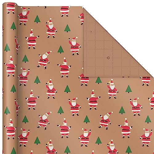 Kraft Christmas Wrapping Paper Rolls (Pack of 3: 90 sq. ft. ttl) I72279