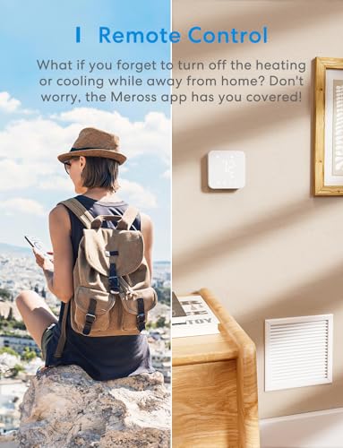 Smart Thermostat, WiFi Thermostat, C-Wire Required S7051