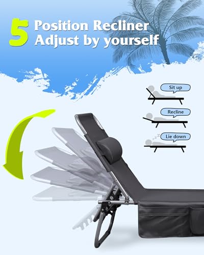 Silver Greige Portable Folding Camping Cot with Carry Bag M514