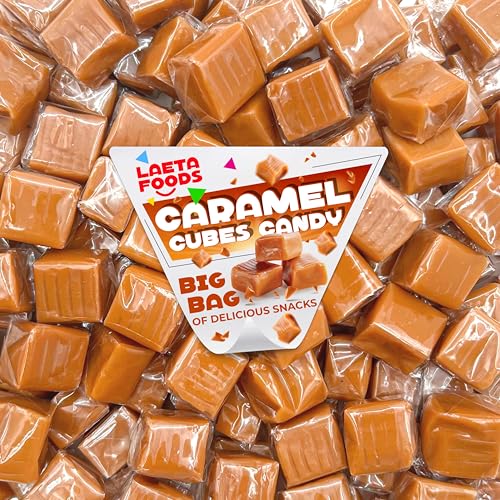 3 Pound Bag Individually Wrapped Caramel Cubes Candy I546370