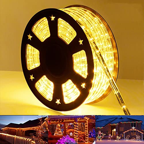 100ft 720 LED Connectable Flexible Tube Lights with 8 Modes, Waterproof Multicolor LED Rope Lights C8608