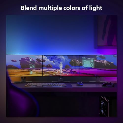 Black Gradient PC LED Lightstrip for 24'' to 27'' Monitors O2247