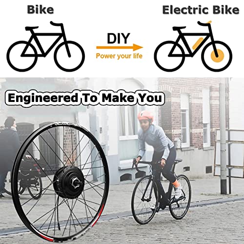 48V 1000W 1500W Rear Drive Hub Motor Ebike Conversion Kit, 27.5inch E97557