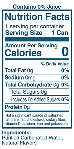 Tropical Fruit Naturally Flavored Sparkling Water, 12 Fl Oz Cans (Pack of 12) M337