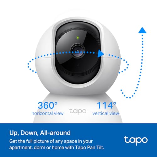 2K Pan/Tilt Security Camera 2-Pack P740