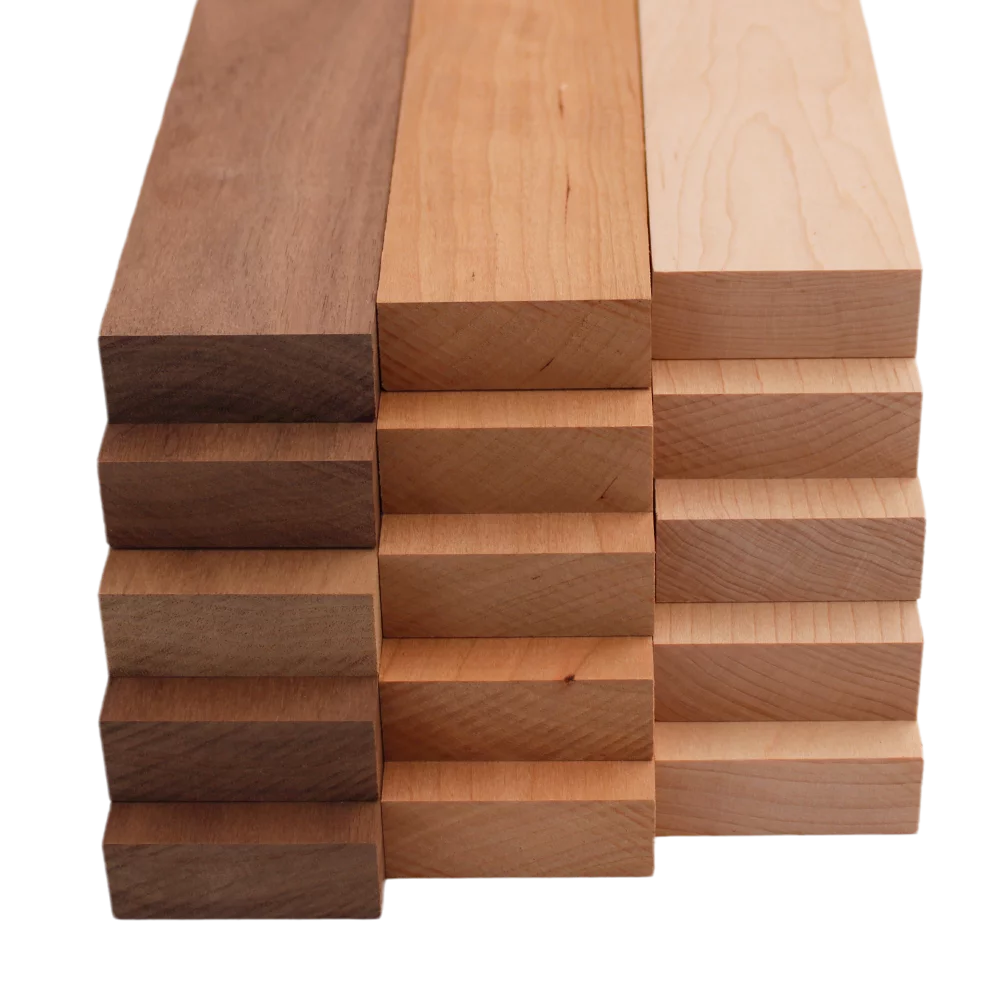 Walnut Maple Cherry Boards 3/4" x 2" 15 Pcs I675872