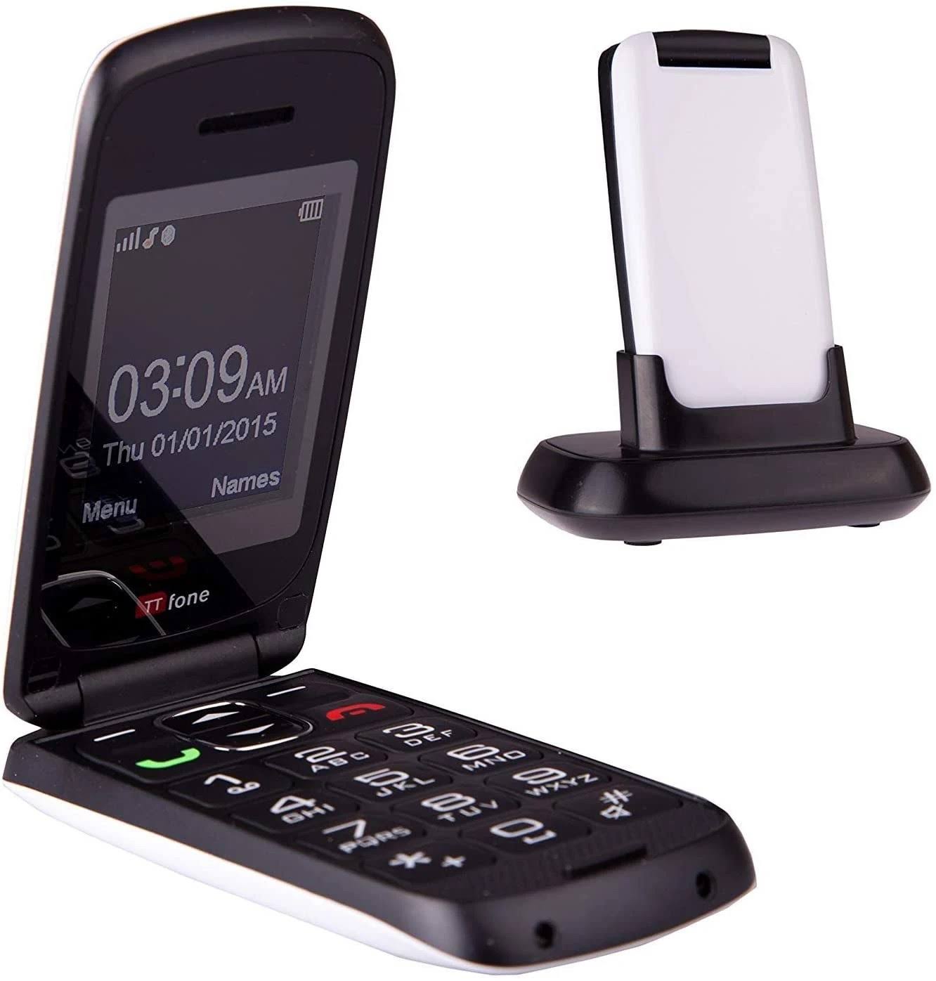 White Flip Mobile Phone I6856