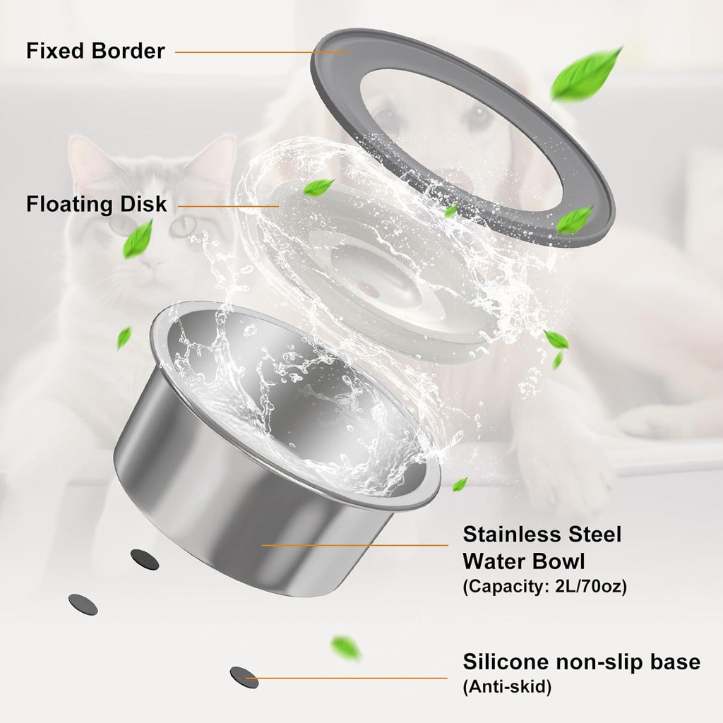 2L Stainless Steel Water Bowl T5662