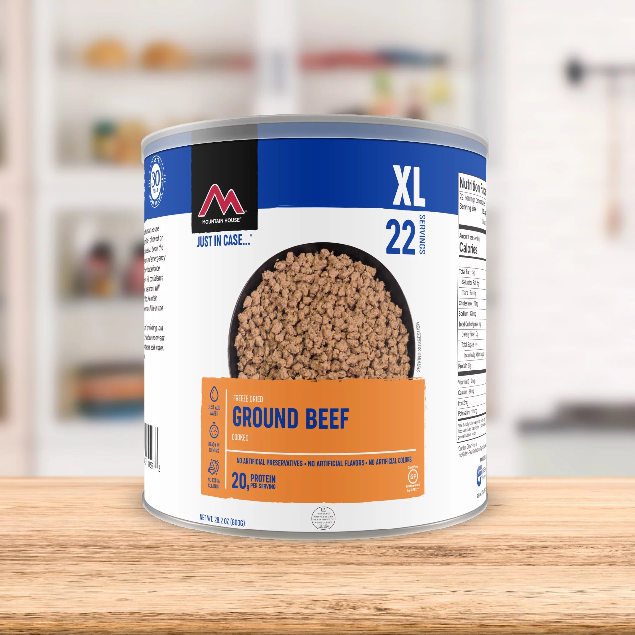Ground Beef #10 Can Q3176