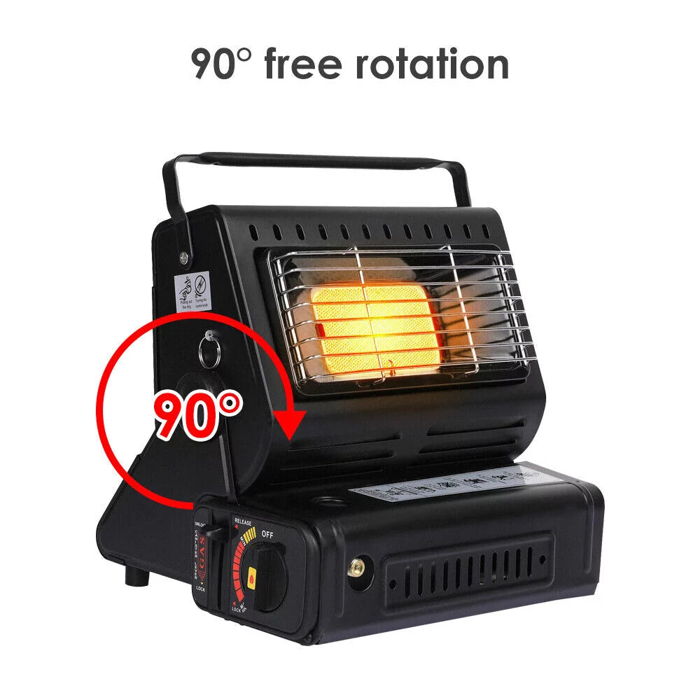 Black Portable Butane Heater S50428
