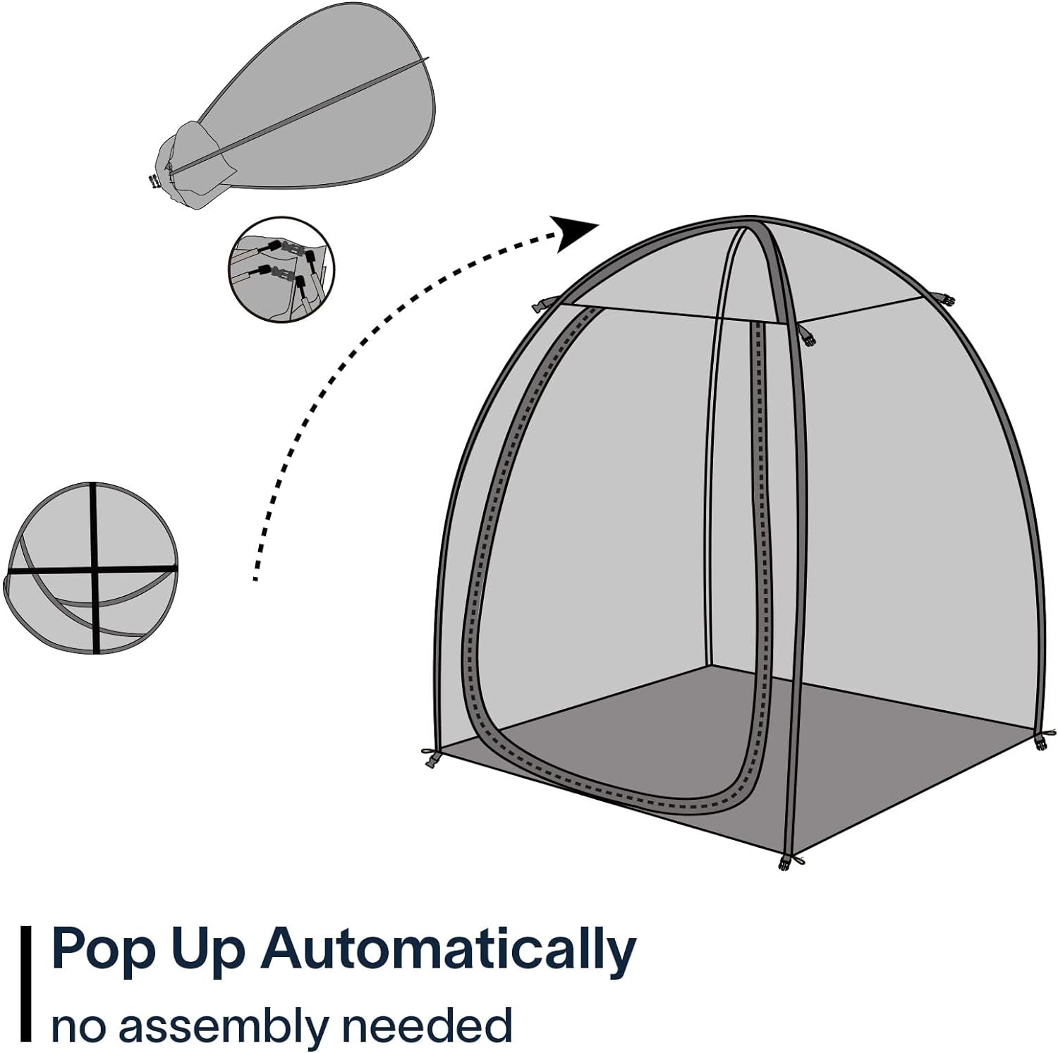 Weatherproof Pop up Bubble Tent Z2545