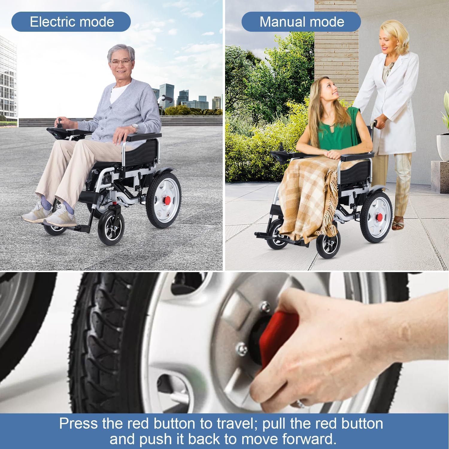Heavy Duty Foldable Electric Wheelchair Z66494