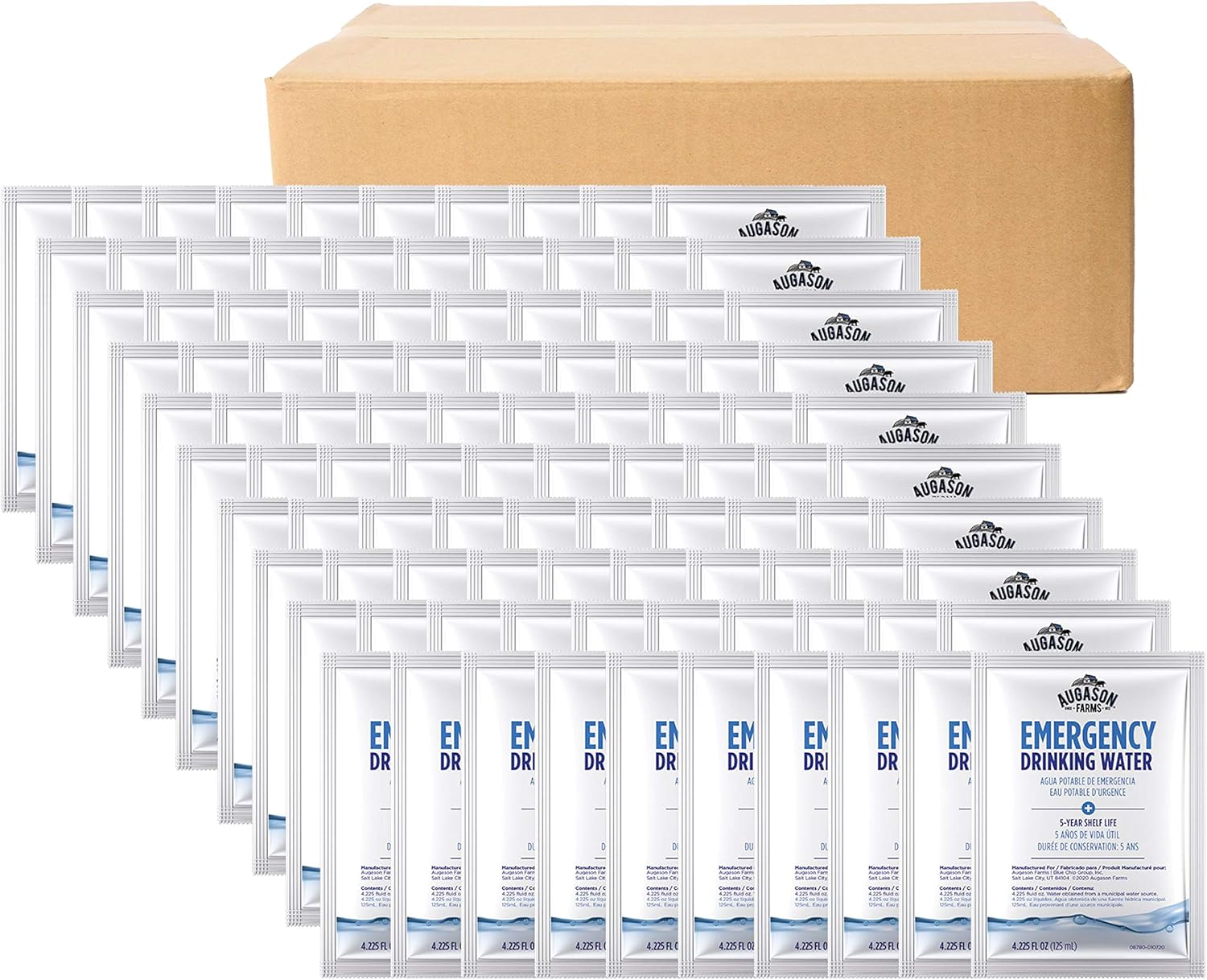 4.22 oz Pack 100 Emergency Drinking Water B5108