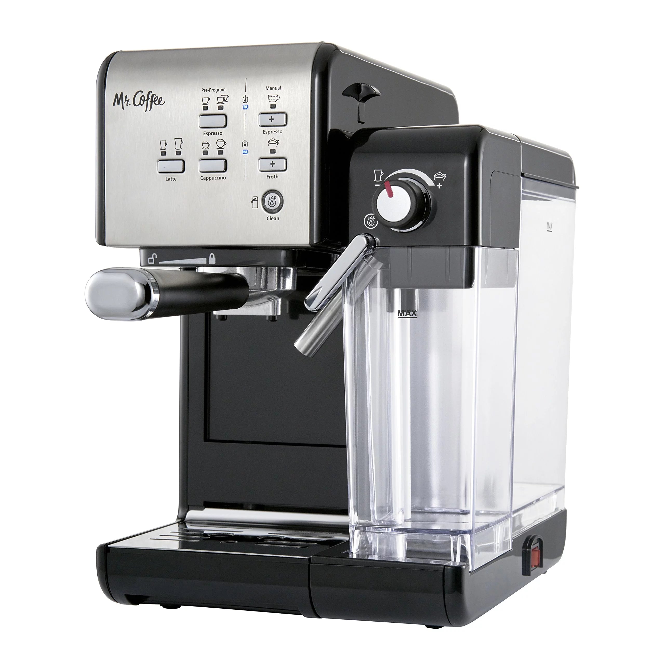 Black Espresso and Cappuccino Machine Q72391