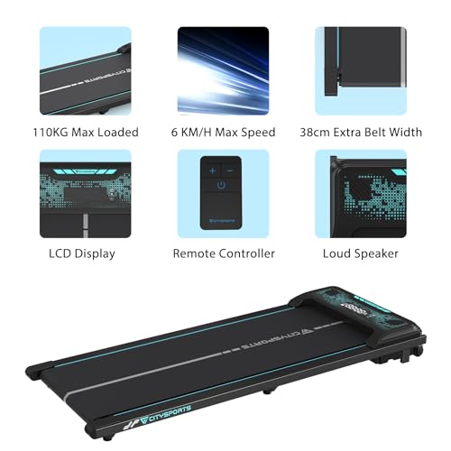 Ultra Slim Portable Under Desk Treadmill T94578