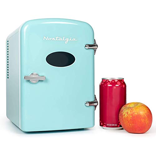 Retro 6-Can Mini Refrigerator P131